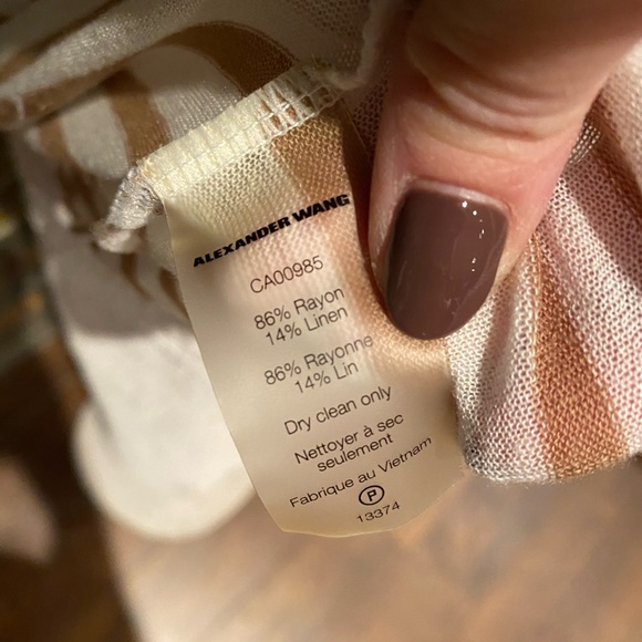 T by Alexander Wang Stripe Dress ( Multiple Sizes) NWT - Picture 7 of 9